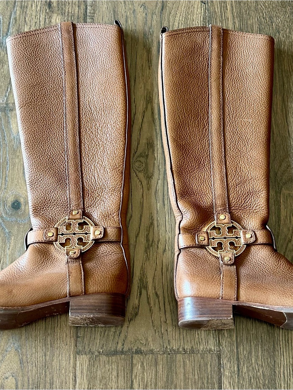 Boots on wood floor